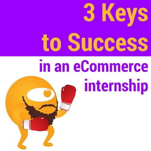 3 KEYS FOR A SUCCESSFUL ECOMMERCE INTERNSHIP